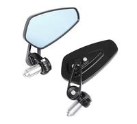 Para Yamaha YBR/Majesty/x-city/XVS950/XV1900/MT-01/XJ6/FZ1/Virago/Royal Star Motocicleta Universal Negro 7/8 "manillar Espejo Retrovisor Lateral