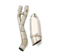 para Yamaha YZF-R1 2015 2016 2017 2018 19 20 21 22 23 24 25 MT-10 FZ-10 2015-2021 Sistema De Escape Motocicleta Tubo Enlace Medio Silenciador 60.5mm con DB Killer