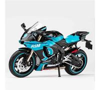 para Yamaha YZF-R1M, Modelo De Motocicleta Carreras Aleación, Deportiva Calle Fundida, 1:12