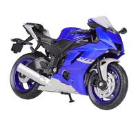 Para Yamaha YZF R6 , 2018 MT-07, 1:18 Y 1:12 Coche De Simulación Metal Die-cast Modelo De Moto Sport Bike Replica Mini Street Bike Sculpture Car Collectible Souvenir Gift Azul Modelos de moto(YZF-R6(1