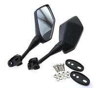 Para Yamaha YZF600 YZF R1 R6 R3 R125 R25 R15 2003 2004 2005 2006 2007 2008 2009 espejo retrovisor lateral de motocicleta espejos retrovisores manillar(Carbon fiber)