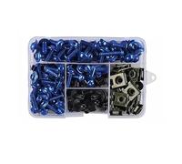 para Yamaha YZFR1 YZFR3 YZFR6 YZFR125 YZF-R1 R3 R6 R125 Kit De Tornillos Y Pernos Carenado Motocicleta Pernos Cuerpo Carenado(Blue)
