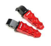 Para Yamaha YZFR25 YZFR6 YZFR3 YZFR1 YZF R25 R6 R3 R1 Estriberas Traseras Para Motocicleta Reposapiés CNC Pedales De Pie De Pasajero De Aleación De Aluminio(Rojo)