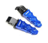 Para Yamaha YZFR25 YZFR6 YZFR3 YZFR1 YZF R25 R6 R3 R1 Estriberas Traseras Para Motocicleta Reposapiés CNC Pedales De Pie De Pasajero De Aleación De Aluminio(Azul)