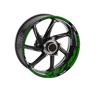 para Yamaha YZFR6 YZF-R6, Pegatina para Llanta, Calcomanía De Rayas Reflectantes para Motocicleta, Conjunto Completo Impermeable Delantero Y Trasero, Accesorios YZF R6