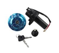 Para YBR125 YB125 YBR150 YS150 XTZ125 Interruptor Encendid Bloqueo Llave Arranque Combustible Para Tapa Tanque Asiento Cerradura Puerta Eléctrica Interruptor encendido cilindro