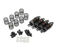 Para Yeah Para Racing 1/10 RC Touring Car Bbg 0055 Aluminio Big Bore Go 55mm Amortiguador SET 4 PIEZAS Reparación Actualización Accesorios Piezas Repuesto Accesorios RC(Black)