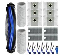 Para Yeedi para M14 Plus Kit de piezas de repuesto de aspiradora robótica que consta de cepillo principal, lavables, filtros HEPA cepillos laterales y bolsas de polvo desechables