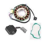 Para YFM 350 FX Bobina Estator Motor + Rectificador Regulador Voltaje Para YFM350 Para YFM350FX Para Wolverine 350 4WD 2002-2005 Junta Estator Bobina