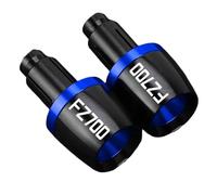para YH FZ700 GENESIS1987 1988-2023 2024 Todo El Año Puños del Manillar Tapa De Los Extremos La Barra Deslizador Tapón Contrapeso(Azul)