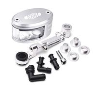 Para YH XSR700 XSR900 XSR 700 900 2017-2021 Copa Del Depósito De Aceite Líquido Cilindro Tanque Embrague Freno La Motocicleta(Plata)