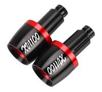 para YH XV1100 1994 1995 1996-2023 2024 Empuñaduras De Manillar Universales Tapa Extremos Barra Deslizador Enchufe Contrapeso(Rojo)