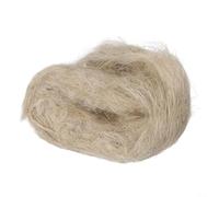 Para yute para fibra Nesting Stuff 40g para cría de canarios para (1 pieza | Fibras de yute 100% naturales, seguras para pollitos, promueve la anidación instintiva, textura suave, paquete de 40 g