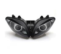 para YZF R1 2002-2003 Conjunto De Faros Delanteros De Motocicleta Proyector HID Faro Delantero Alto/bajo Lámpara LED Blanca con Ojos Rojos Faros Delanteras