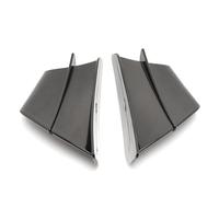 para YZF R1 R1m R6 R7 R25 para MT07 para MT09 para MT10 para Tracer 9 GT Alerón Aerodinámico Piezas De ala Lateral Winglet Cubierta carenado(Black Glossy)