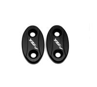 Para YZF-R1 YZFR1 YZF R1 2007-2014 Espejos Retrovisores De Motocicleta Cubierta De Agujero Tapa De Base De Espejo(Negro)