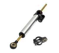 Para YZF-R3 Para TDR 250 Para CS3C Para CS5 Para SR1SR125 Para XJR1300 Amortiguadores De Dirección Suspensión Moto 255/345MM Estabilizador Volante(WHITE -345MM)