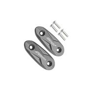para YZF-R3 para YZF-R25 2019-2023 Tapa Orificio del Espejo Retrovisor Base Espaciador Extensor Adaptador Extensión Espejo Lateral Motocicleta Soporte De Extensión(Gray)