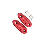 para YZF-R3 para YZF-R25 2019-2023 Tapa Orificio del Espejo Retrovisor Base Espaciador Extensor Adaptador Extensión Espejo Lateral Motocicleta Soporte De Extensión(Red)