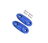 para YZF-R3 para YZF-R25 2019-2023 Tapa Orificio del Espejo Retrovisor Base Espaciador Extensor Adaptador Extensión Espejo Lateral Motocicleta Soporte De Extensión(Blue)