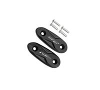 para YZF-R3 para YZF-R25 2019-2023 Tapa Orificio del Espejo Retrovisor Base Espaciador Extensor Adaptador Extensión Espejo Lateral Motocicleta Soporte De Extensión(Black)