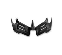 para YZF-R3 para YZF-R6 YZF-R25 2008 2009 2010 2011 2012 2013-2016 Kit De Alas Aerodinámicas Alerón Delantero Desnudo La Motocicleta ala Motocicleta(Aspecto de Fibra de Carbono.)