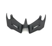 para YZF R3 R25 2014 2015 2016 2017 2018 Carenado Aerodinámico Delantero De Motocicleta Winglets Cubierta Protectora Alerón Aerodinámico(Black)
