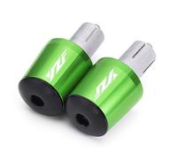 Para YZF R3 R25 R6 R1 R125 R250 R6s 7/8 "22mm, Extremo Del Manillar De La Motocicleta, Tapón Deslizante, Empuñaduras, Accesorios Piezas(Verde)