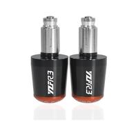 Para YZF R3 Todos Los Años 7/8" Puños Universales Para Manillar De Motocicleta Extremos De Contrapeso Tapa Deslizante Para Manillar Tapón(Orange)