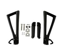 Para YZF R6 2006 2007 2008 2009 2010 2011 2012 2013 2014 2015 2016 Kits Soporte Clavijas Pie Reposapiés Trasero Pasajero De Motocicleta Estriberas(Negro mate)