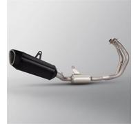 Para YZF-R7 Para MT07 Para FZ07 2014-2026 Silenciador Escape | Kit Completo Escape Motocicleta Cabezales Colector Tubo Para Conectar Y Silenciador Escape(Black)