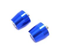 para Z 1000 Z800 900 Z750 ZX6R ZX10R ZZR1400 ER 6N 6F Cubierta De Empuñaduras De Extremo Barra Manillar Motocicleta Extremos puños Manillar(Azul)