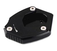 para Z H2 ZH2 Zh2 2020-2021 Almohadilla De Ampliación del Pie del Caballete Lateral De La Motocicleta Ampliación del Caballete Lateral Placa De Soporte Motocicleta(Negro)