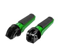 Para Z1000 2010-2021 ZH2 2020-2021 ZX-6R 2003-2021 Z800 E Estriberas De Motocicleta Pedales Delanteros Reposapiés Estriberas(VERDE)