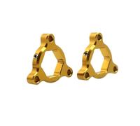 Para Z1000 ER6N ER6F ZX636R ER 6N 6F NINJA650R ZXR400 KLR 650 Accesorios Suspensión 22mm Ajuste De Precarga Horquilla(Oro)