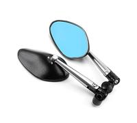 Para Z1000 Z750 ER-6F ER-6N 1 Par De Accesorios De Motocicleta Espejos Retrovisores De Aluminio Para Motocicleta(Plata)