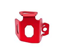 Para Z1000 Z750 Z900 Z400 Z800 Z650 Para Ninja 400 300 650 Protector Cubierta Depósito Aceite Tanque Fluido Bomba Freno Trasero Tapa tanque combustible gasolina(ROJO)