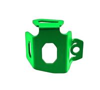 Para Z1000 Z750 Z900 Z400 Z800 Z650 Para Ninja 400 300 650 Protector Cubierta Depósito Aceite Tanque Fluido Bomba Freno Trasero Tapa tanque combustible gasolina(VERDE)