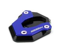 Para Z1000SX 11-21 Para NINJA 20-23 Soporte Motocicleta Lateral Extensión Almohadilla Placa Agrandar(1 Blue)