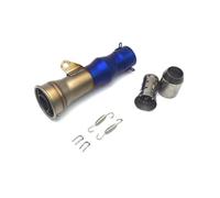 para Z650 Z900 para ER6N para CBR1000RR para YZF para R1 para S1000RR Slip On Universal 51MM Tubo Escape Motocicleta Escape Moto Silenciador De Escape para Motocicleta(Type C)