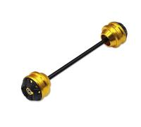 Para Z650 Z900 Z900RS Z900SE 2017-2023 Motocicleta CNC Protector De Rueda Eje Delantero Trasero Horquilla Deslizadores Tapa Almohadilla Deslizadores marco(Trasera Dorada)