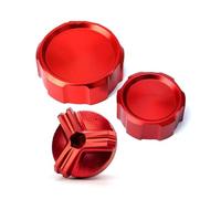 Para Z75 Z750S 2005 2006 2007 2008 2009 2010 2011 2012 Tapa De Llenado De Aceite Para Depósito De Freno Delantero Y Trasero De Motocicleta QAQMHVCVB(3-Red)