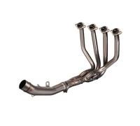 para Z750 Z800 para Sistema Completo de para Escape silenciador Motocicleta Delantero Medio para Tubo Carreras Tubo de Escape Delantero(A for Z800)