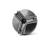 Para Z800 2012 2013 2014 2015 2016 Tapa Del Tapón De Llenado Del Depósito De Líquido De Freno Delantero Trasero CNC Para Motocicleta(Oil Cap-Grey)