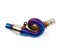 Para Z800 2013-2016 Escape De Motocicleta 51mm Adaptador De Silenciador Tubo De Enlace Medio Tubo De Conexión De Acero Inoxidable(3)