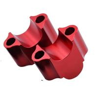 para Z900 para Z1000ABS para Z800ABS para Z800 para Z750 para Z650 Abrazadera Manillar Montaje Elevador Manillar 22 Mm 7/8" Risers Abrazadera(Red)
