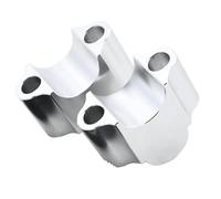 para Z900 para Z1000ABS para Z800ABS para Z800 para Z750 para Z650 Abrazadera Manillar Montaje Elevador Manillar 22 Mm 7/8" Risers Abrazadera(Silver)