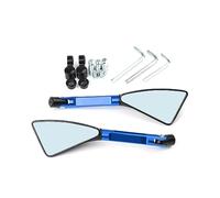 Para Z900 Z1000 Z800 Z750 Z650 Z300 Z250 Z125 Espejo Universal Para Motocicleta Espejo Retrovisor Lateral CNC(Blue)