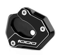 Para Z900 Z650 SE RS Z1000 Para Ninja 1000 SX 2017-2025 Placa De Extensión Y Ampliación Para La Base Del Caballete Lateral De La Motocicleta RESPUNEKBAH(1000 BLACK)