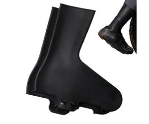 para zapatos de bicicleta, impermeables, resistentes al viento, cálidas y cálidas con bloqueo, protectores de silicona para mujer, ciclistas, moteros, montaña y carretera, deportes, motos
